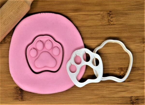 Paw Cookie Cutter + Stamp - Image 2