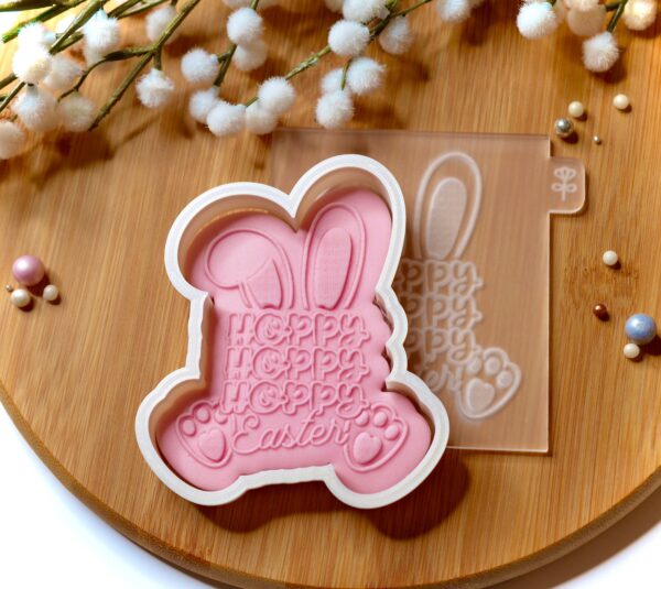 Hoppy Easter Cookie Cutter + Embosser