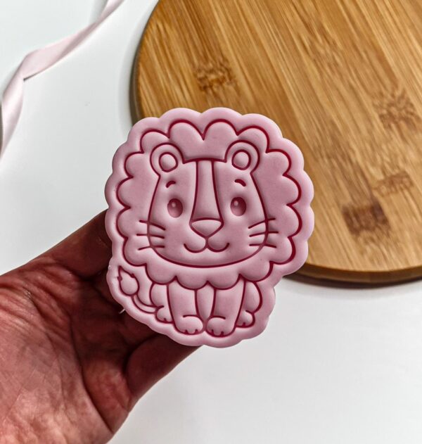 Lion Cookie Cutter + Stamp