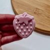Small Strawberry Cookie Cutter & Stamp