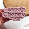I Love You Cherry Much Cookie Cutter & Stamp