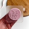 I Love You Fondant Reverse Embosser
