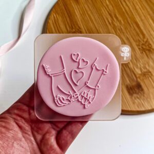 Holding Hands Fondant Reverse Embosser