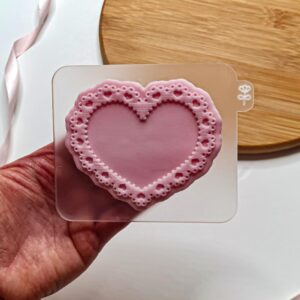 Valentines Heart Cookie Cutter + Embosser