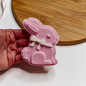 Easter Bunny, Rabbit Cookie Cutter + Stamp