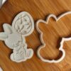 Bunny, Rabbit Holding Easter Egg Cookie Cutter + Stamp - Image 2