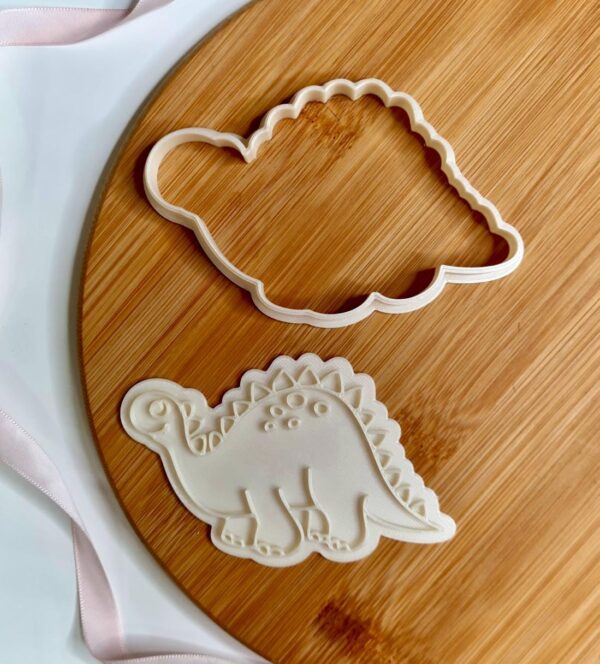 Dinosaur Cookie Cutter + Stamp - Image 2