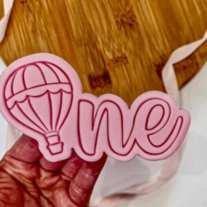 Hot Air Balloon One Cookie Cutter + Stamp