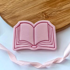 Open Book Cookie Cutter + Stamp