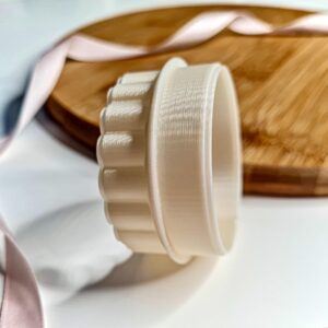 Round & Scallop Cookie Cutter, Different Sizes Available, Perfect for Fondant And Biscuits