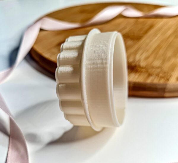 Round & Scallop Cookie Cutter, Different Sizes Available, Perfect for Fondant And Biscuits