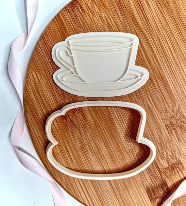 Teacup Cookie Cutter + Stamp - Image 2