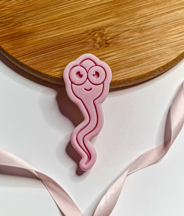 Sperm Cookie Cutter + Stamp