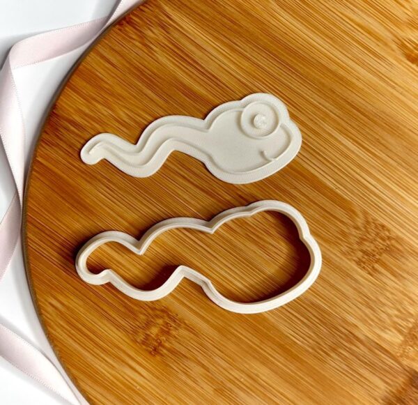 Sperm Cookie Cutter + Stamp - Image 2