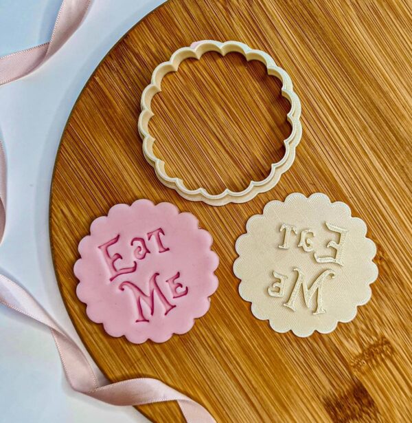 Eat Me Cookie Cutter + Stamp Set