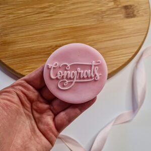 Congrats Fondant Reverse Embosser