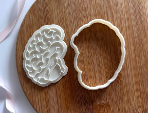 Brain Cookie Cutter + Stamp - Image 2