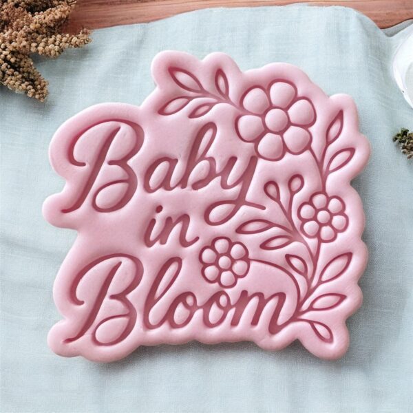 Baby In Bloom Cookie Cutter + Stamp