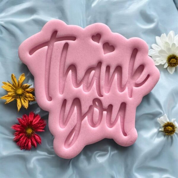 Thank You Cookie Cutter + Stamp