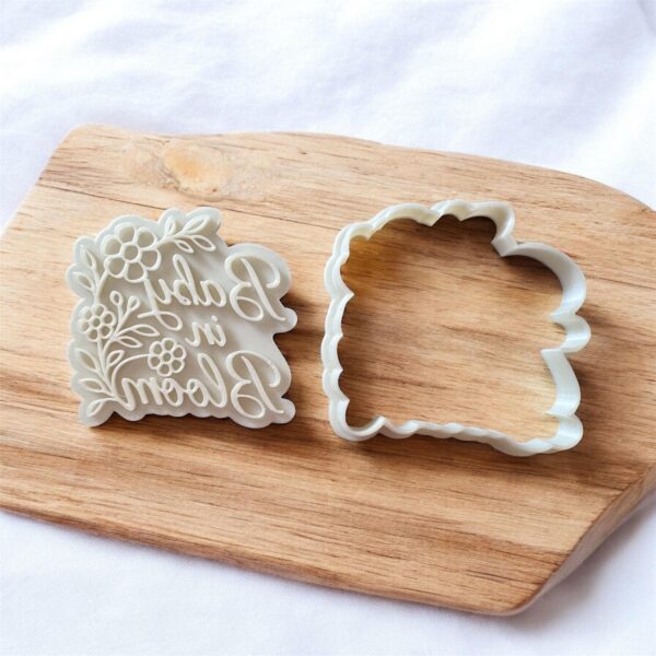 Baby In Bloom Cookie Cutter + Stamp - Image 2