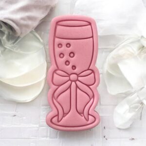 Champagne Glass Cookie Cutter + Stamp