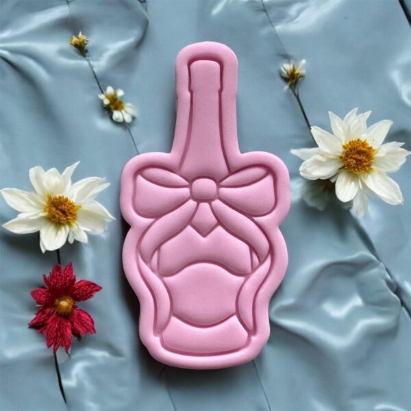 Champagne Bottle Cookie Cutter + Stamp