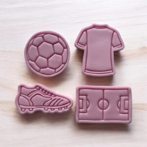 Small Football Cookie Cutter + Stamp