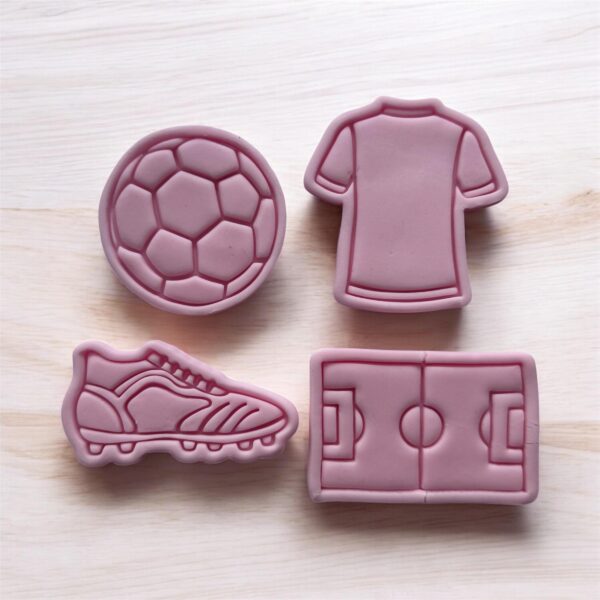 Small Football Cookie Cutter + Stamp