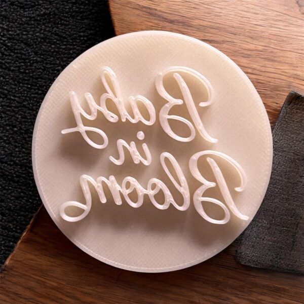 Baby In Bloom Cookie Stamp - Image 2