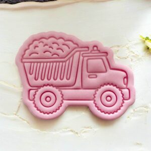 Dump Truck, Construction Cookie Cutter + Stamp