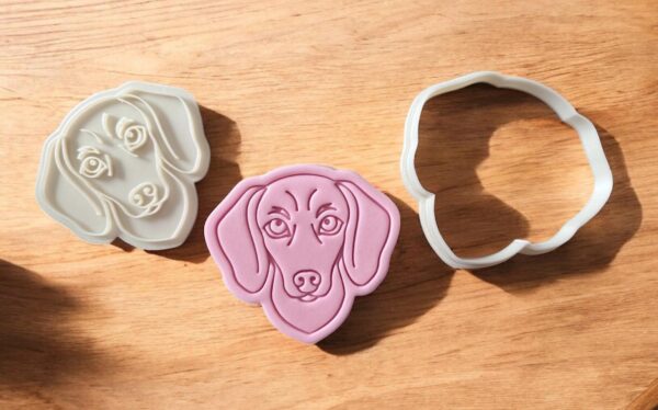Dachshund Cookie Cutter + Stamp - Image 2