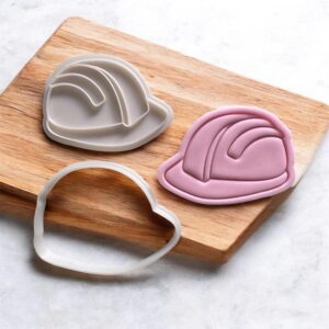 Construction Hard Hat Helmet Cookie Cutter + Stamp