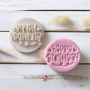 Happy Birthday Cookie Stamp