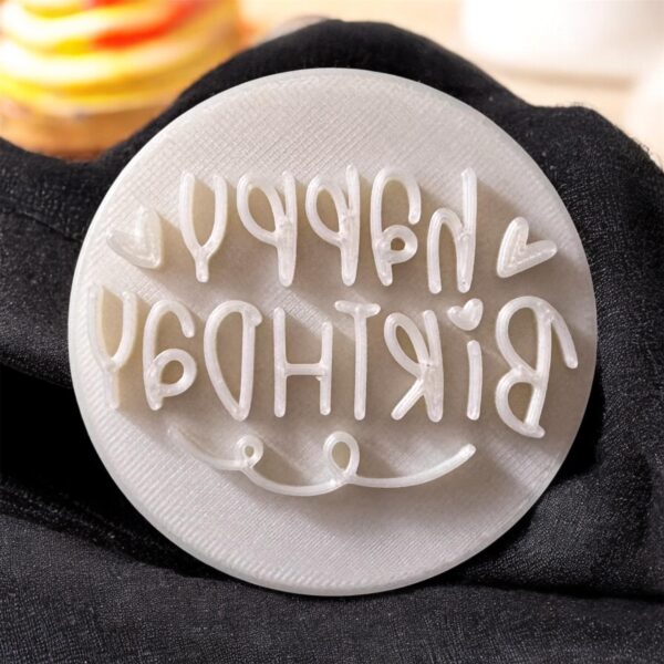 Happy Birthday Cookie Stamp - Image 2