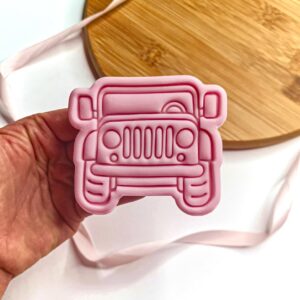 Safari Car Cookie Cutter + Stamp