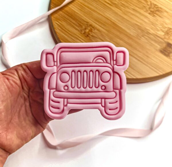 Safari Car Cookie Cutter + Stamp